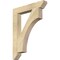 Ekena Millwork Westlake Slat Rough Sawn Bracket, Douglas Fir, 4"W x 26"D x 34"H BKT04X26X34WTL06RDF - alternate 1